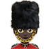 💂🏿 guard: dark skin tone display on Apple